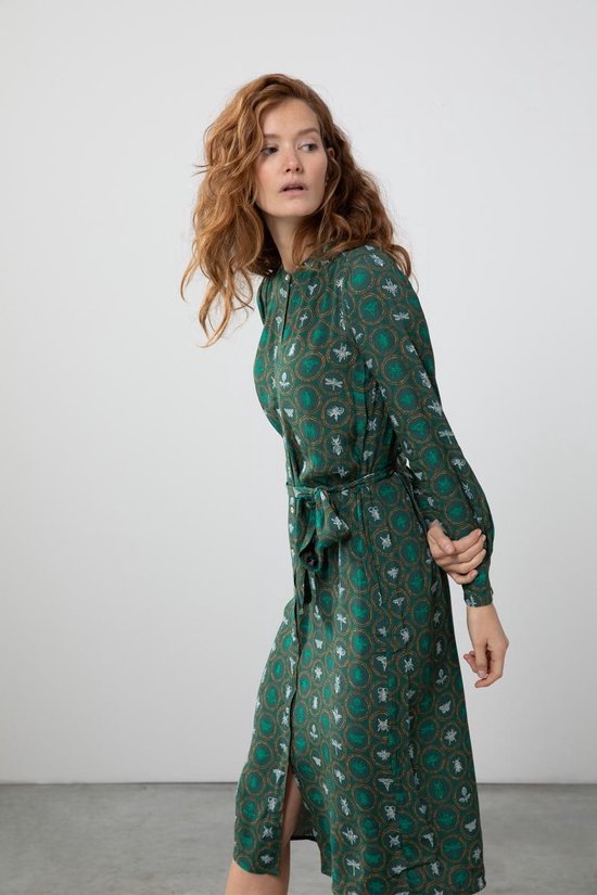 Mosgroene jurk hotsell