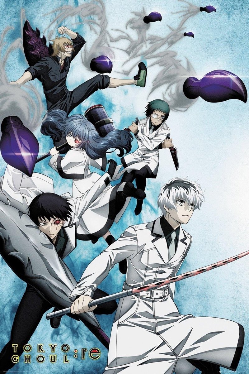 Poster - Tokyo Ghoul Re Key - 91.5 X 61 Cm - Multicolor