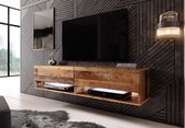 TV-Meubel Asino LED - Old wood - 140 cm