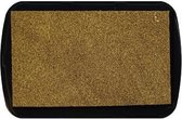 Stpad16  stempelkussen echt goud - pigment inkt waterbasis Nellie Snellen - gold glitter