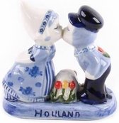 Kuspaar 8 Cm Met Tulpen Delfts Blauw - Souvenir