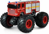 Amewi Rood Brushed 1:18 RC auto Elektro Monstertruck Achterwielaandrijving RTR 2,4 GHz