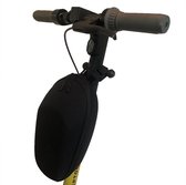 OPBERGTAS (TAS) + OPHANGBEUGELS voor elektrische step Segway Ninebot KickScooter MAX G30 - E22E - E25E ES2 - ES4 - Accessoires - Waterdicht - Professionele bevestiging - Rits - Zwa