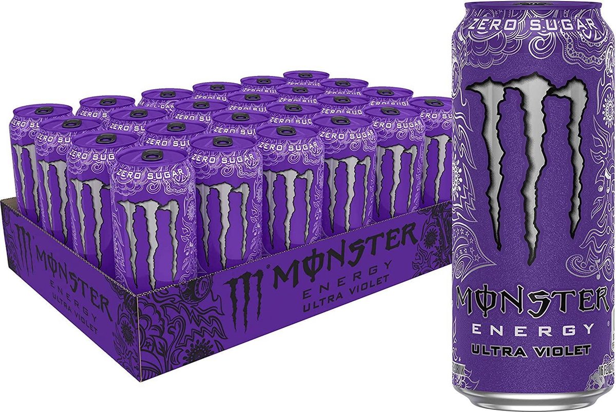 purple monster energy drink