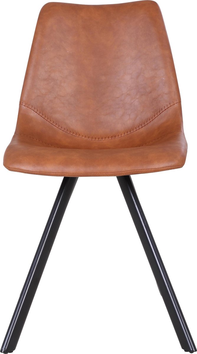 Rousseau Stoel Emmy - cognac Bruin cognac