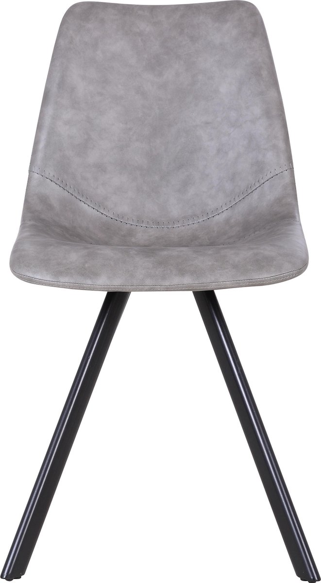 Rousseau Stoel Emmy - Grijs - Rousseau - H 83cm x L 46 x D 60 cm - Per stuk