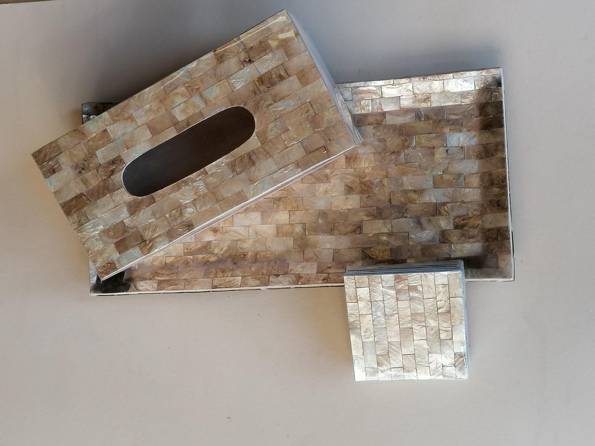 Goedkoopste tissuebox tissuehouder tray schaal onderzetters zakdoekhouder