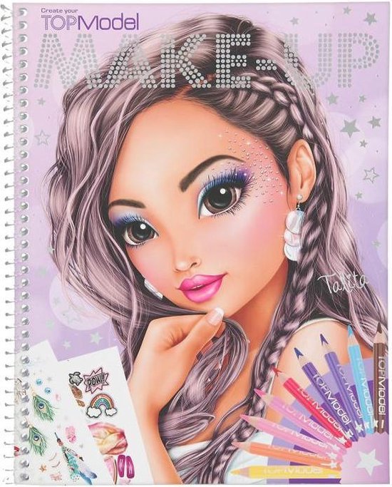 TOPModel Make-Up kleurboek