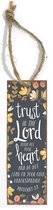 Boekenlegger, metaal 5x15cm  - Trust in the Lord