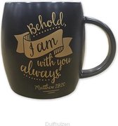 Mok - Black Mug Behold I am