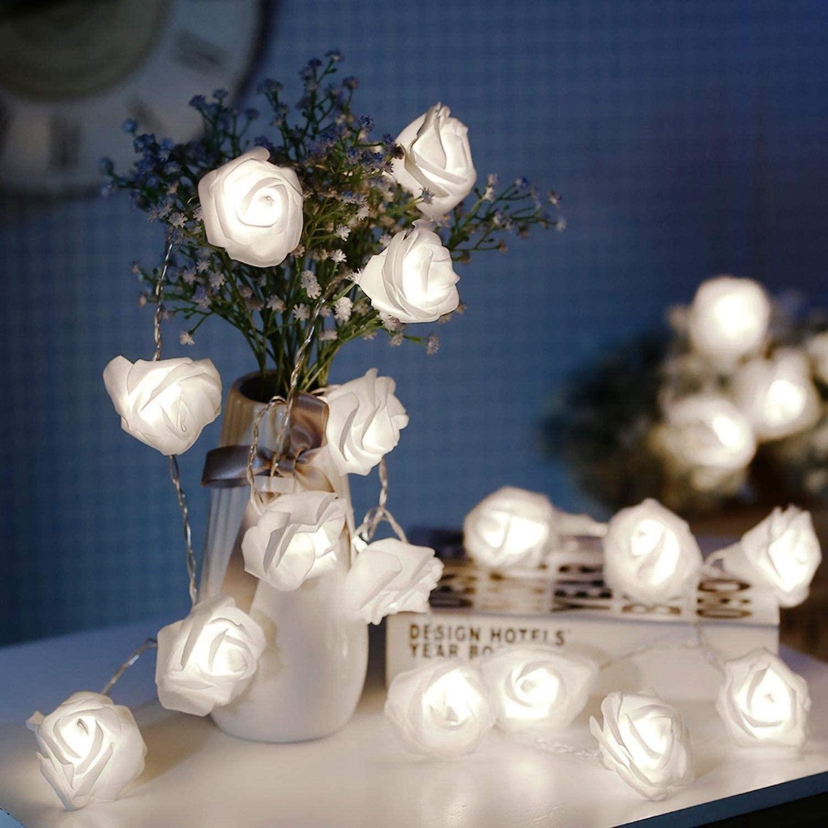 10 Led rozen lichtketting decoratie