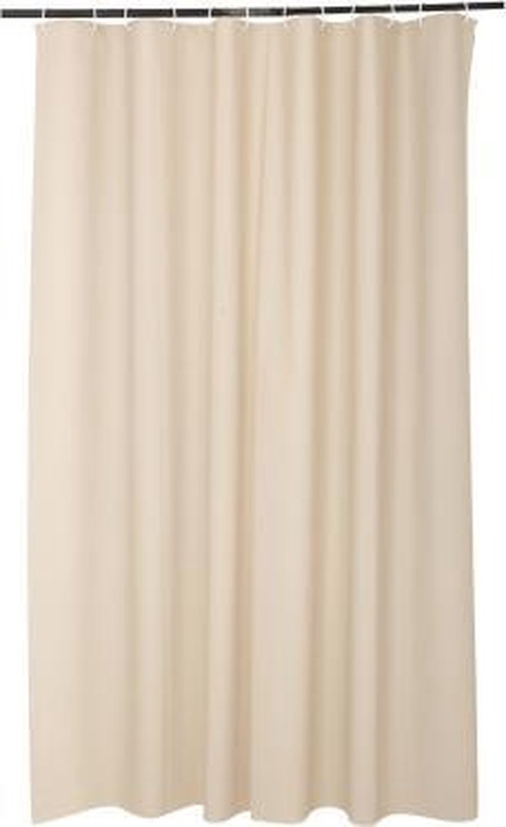 Livetti Douchegordijn PEVA met ringen Shower Curtain 180x200 cm Taupe