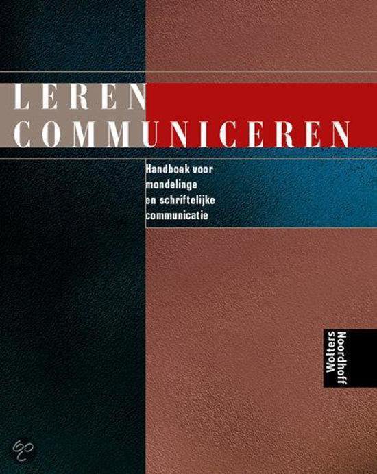 Leren communiceren - cover