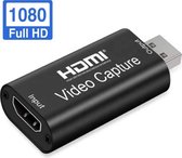 Carte de Capture SBW® HDMI - Capture vidéo - HDMI - HDMI vers USB - Appel vidéo - Streaming - Jeux - 1080p - Twitch - Youtube - Ordinateur portable - Full HD - USB