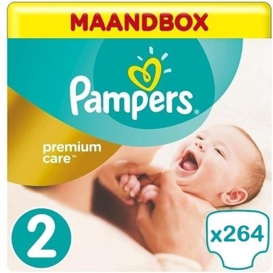 Pampers Premium Care luiers - Maat 2 - 264 Luiers | bol.com
