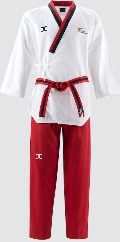 Poomsae taekwondo-pak poom (dobok) voor dames JCalicu | WT - Product Kleur:  Rood /... | bol.com