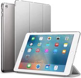 YONO Hoes geschikt voor iPad 2017 / 2018 - Air 1 / 2 - 9.7 Inch - Flip Case - Tri Fold Tablet Hoesje – Zilver