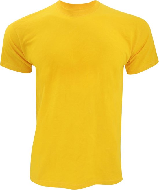 Fruit Of The Loom Heren Originele T-shirt  korte mouwen (Zonnebloem Geel)