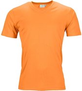 Fusible Systems - Heren Actief James and Nicholson T-Shirt met V-Hals (Oranje)