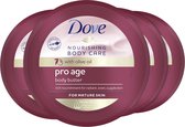 Dove Pro Age Hand & Body crème - 4 x 250 ml - Voordeelverpakking