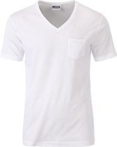 Fusible Systems - Heren James and Nicholson T-Shirt met Borstzak (Wit)