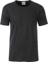 Fusible Systems - Heren James and Nicholson Standaard T-Shirt (Zwart)