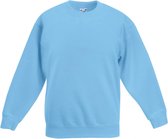 Fruit Of The Loom Kinder Unisex Premium 70/30 Sweatshirt (Hemel Blauw)