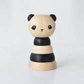 Wee Gallery - Houten panda stapelblokken speelgoed