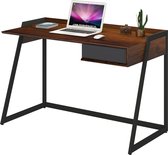 Piranha SERGEANT Desk / Computer desk - Dark Oak - Tiroir - Entrée de câble - PC 38p