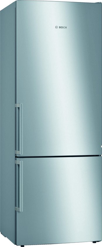 Bosch KGE58AICP réfrigérateur-congélateur Autoportante 503 L C Acier  inoxydable | bol.com