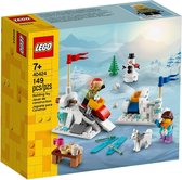 LEGO Kerst Winters Sneeuwballengevecht 40424