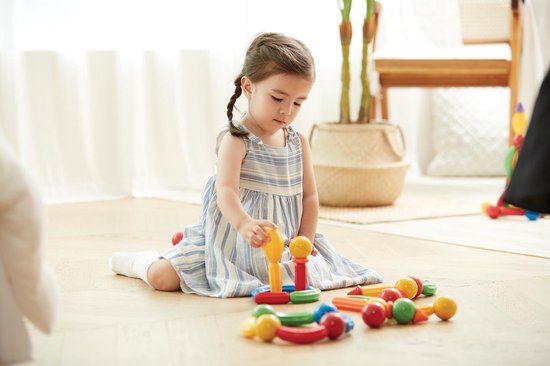 Stick-O Basic Set - Magnetisch Bouwspeelgoed - 20-delig - Montessori Speelgoed - vanaf 18 maanden