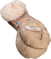 Comfortabele Warme Huissokken met Antislipzool – kids – Kinderen -  31-34 – Beige