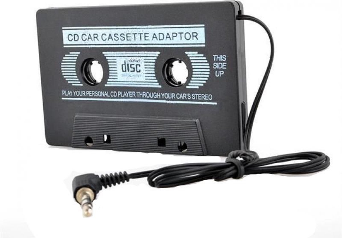 Adaptateur Cassette 3.5mm Jack AUX Voiture Audio lecteur mp3 CD