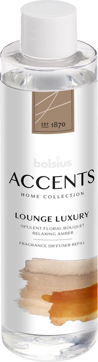 Bolsius Navulling - voor geurstokjes - Accents - Lounge Luxury - 200 ml