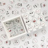 Washi stickers | bullet journal & planner stickers | doosje met 200 stickers | Chinese cartoontjes.