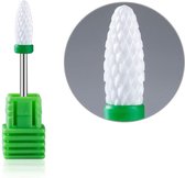 DW4Trading Coupe-cône en céramique pour fraiseuse électrique - Pédicure - Manucure - Coupe-ongles - Grain grossier - Vert