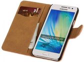 Slang Bookstyle Hoes - Geschikt voor Samsung Galaxy A3 Licht Roze