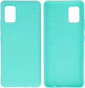 BackCover Hoesje Color Telefoonhoesje voor Samsung Galaxy A51 5G Turquoise