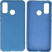 Wicked Narwal | 2.0mm Dikke Fashion Color TPU Hoesje Huawei P Smart 2020 Navy