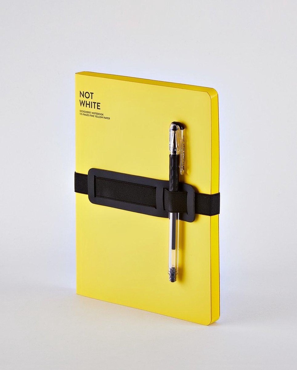 Nuuna notitieboek A5+ Not White, geel