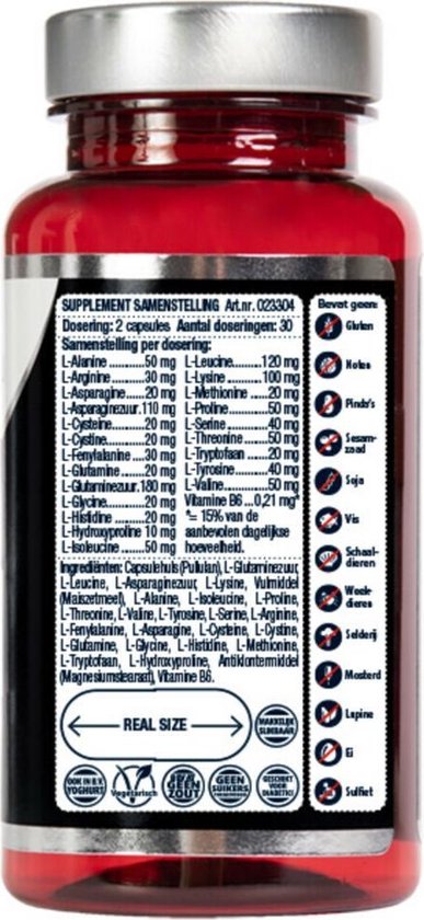 Lucovitaal Supplementen - Aminozuren Compleet + Vitamine B6 - 60 capsules |  bol.com