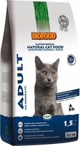 Biofood cat adult all-round & fit kattenvoer 1,5 kg