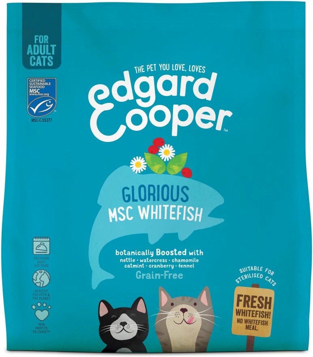 Edgard&Cooper Adult Witvis – Kattenvoer – 1.75 kg Edgard&Cooper Adult Witvis – Kattenvoer – 1.75 kg