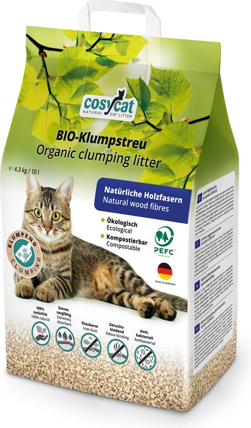 Cosycat Biologische Kattenbakvulling Natuurlijke Houtvezels