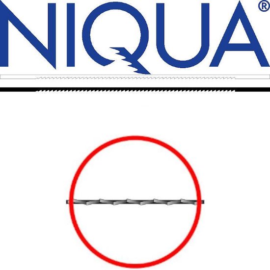 Scies Scies à chantourner Niqua Goldschnecke - Taille 3 pièces