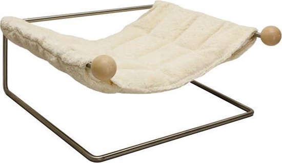 Robusta Hangmat Kat met Onderstel - Kattenmand - Kattenbed - RVS