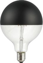 Demi-miroir SPL LED noir - Filament Globe - 125mm - 6.5W - dimmable