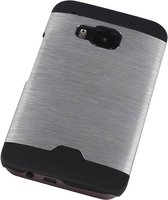 Wicked Narwal | Lichte Aluminium Hardcase voor HTC One M9 Zilver
