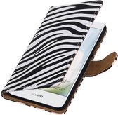 Wicked Narwal | Zebra bookstyle / book case/ wallet case Hoes voor Huawei Nova Wit